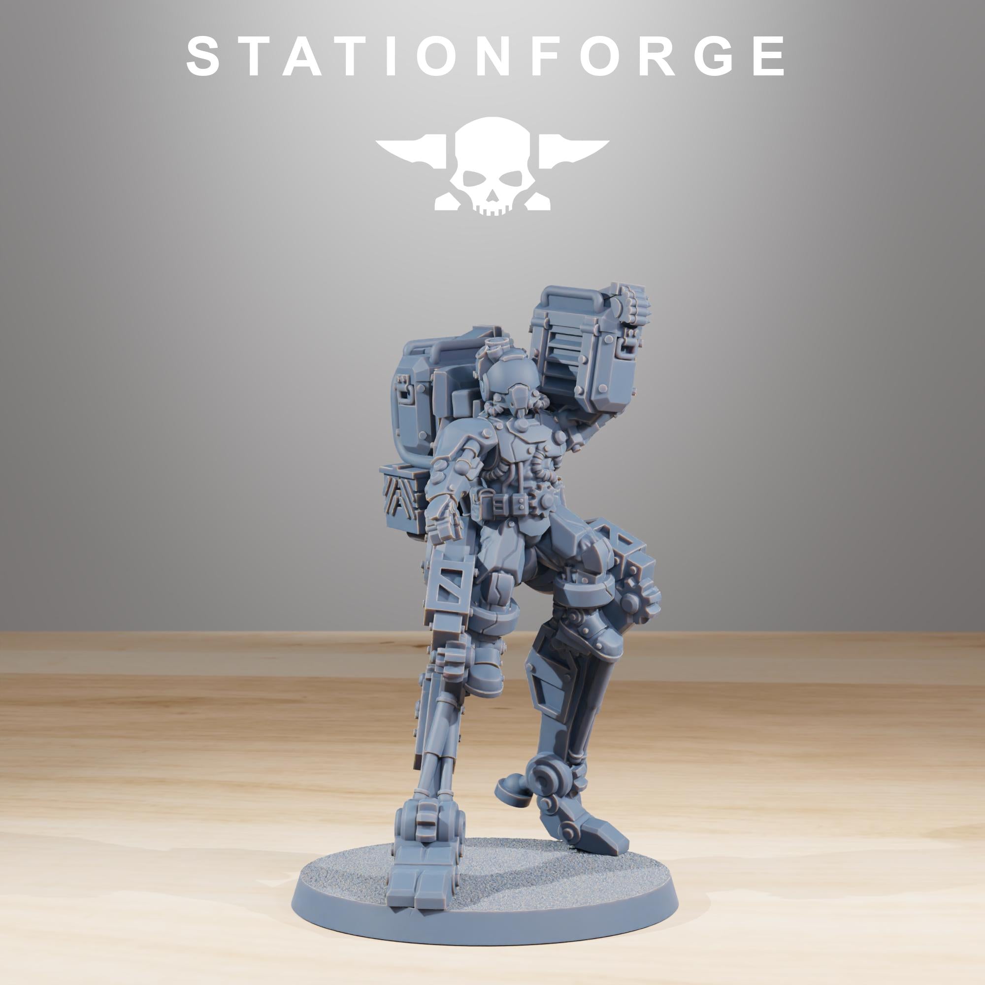 Scavenger Wayfarer from StationForge/10 Miniatures +Gratis Bases