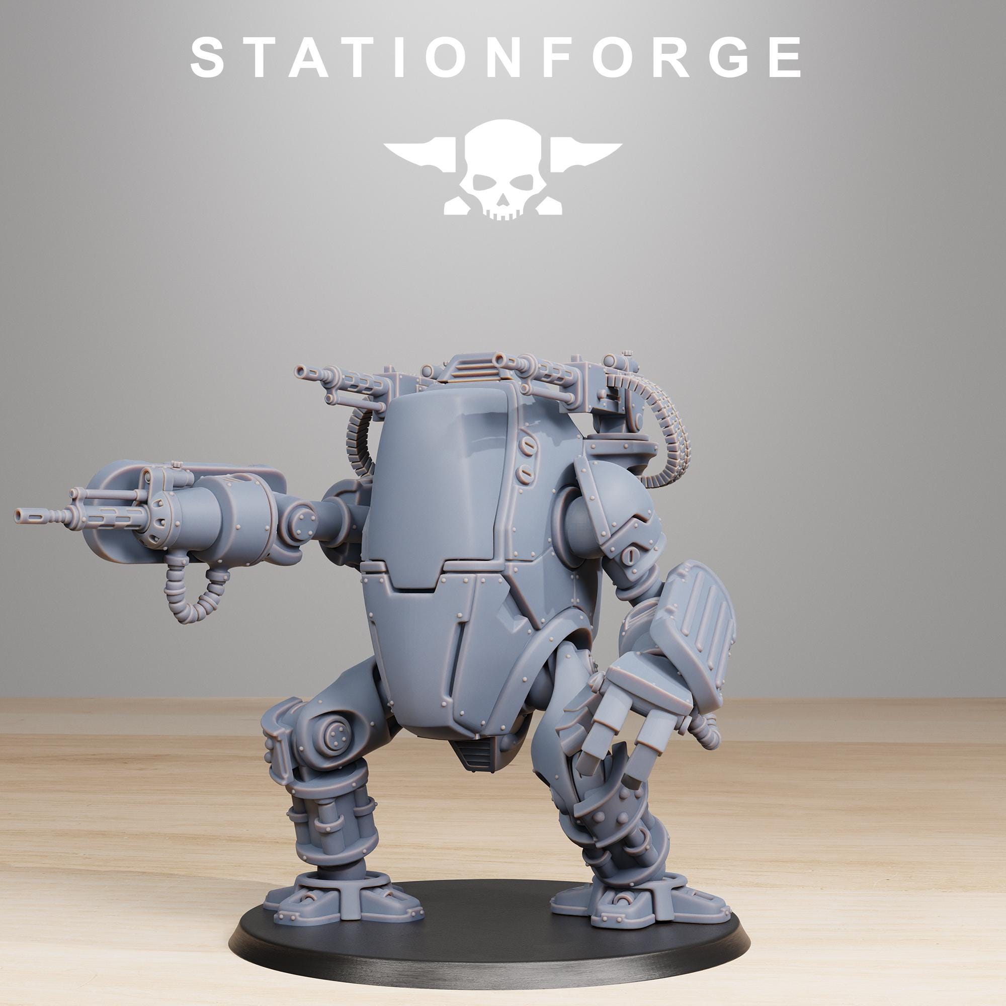 Scavenger Clankers from StationForge/1 Miniature +Gratis Base