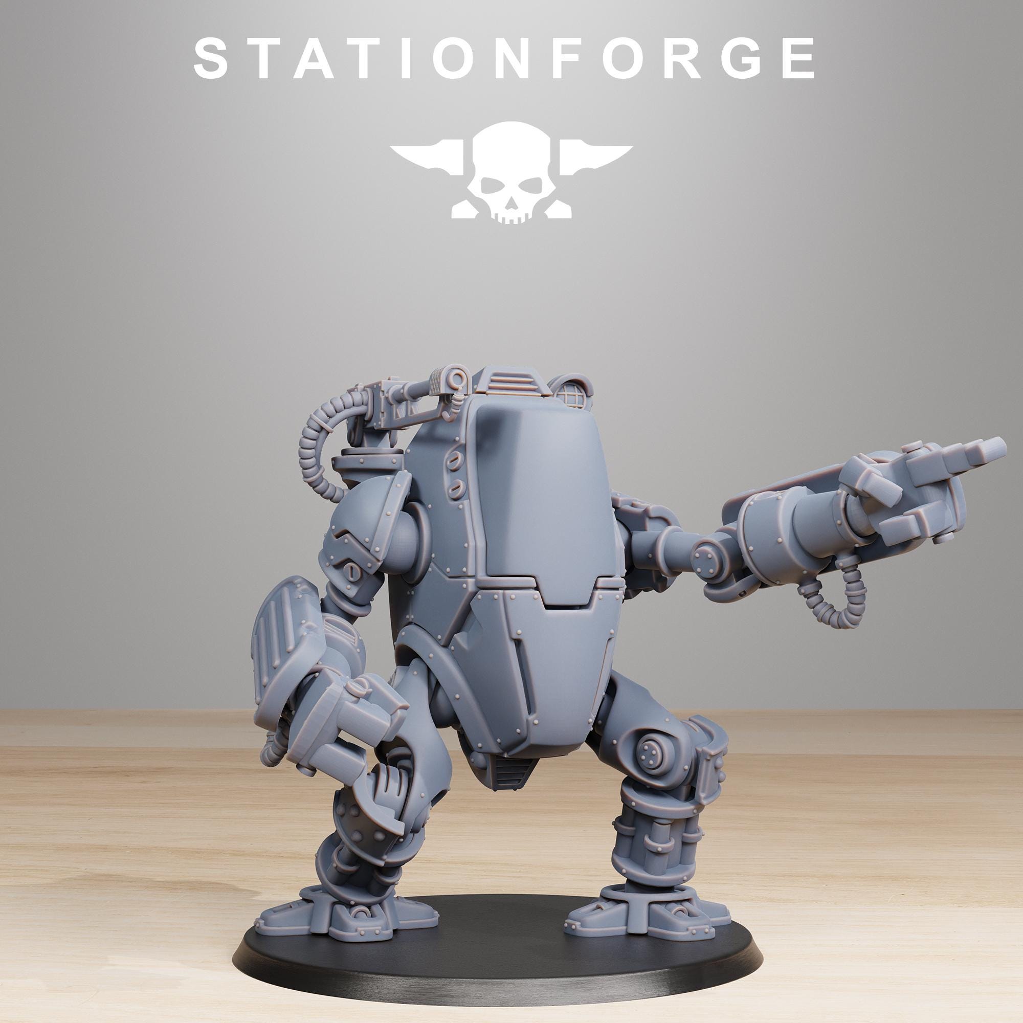 Scavenger Clankers from StationForge/1 Miniature +Gratis Base