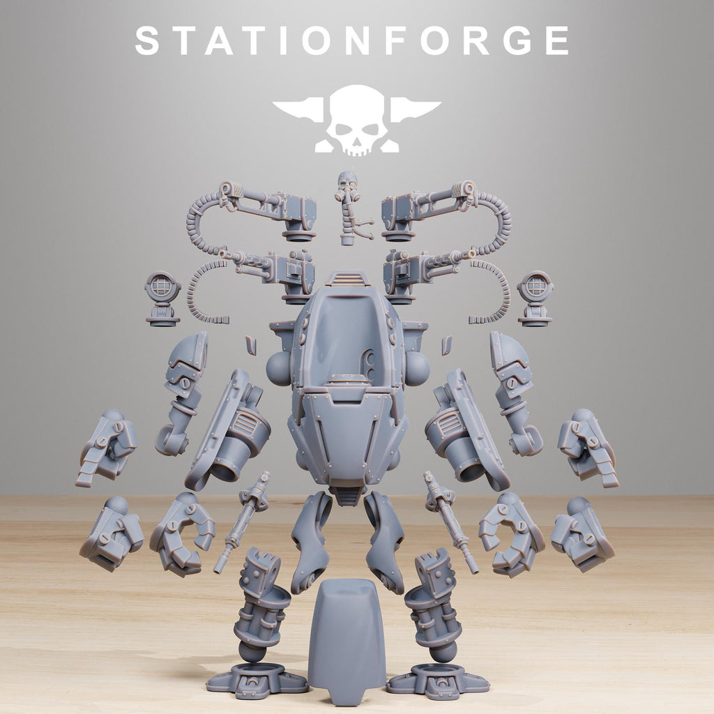 Scavenger Clankers from StationForge/1 Miniature +Gratis Base