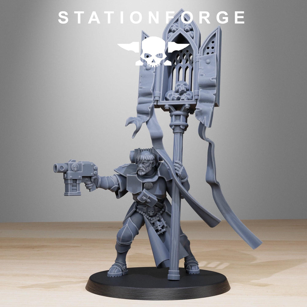 Vodalites Brotherhood from StationForge/10 Miniatures +Gratis Bases