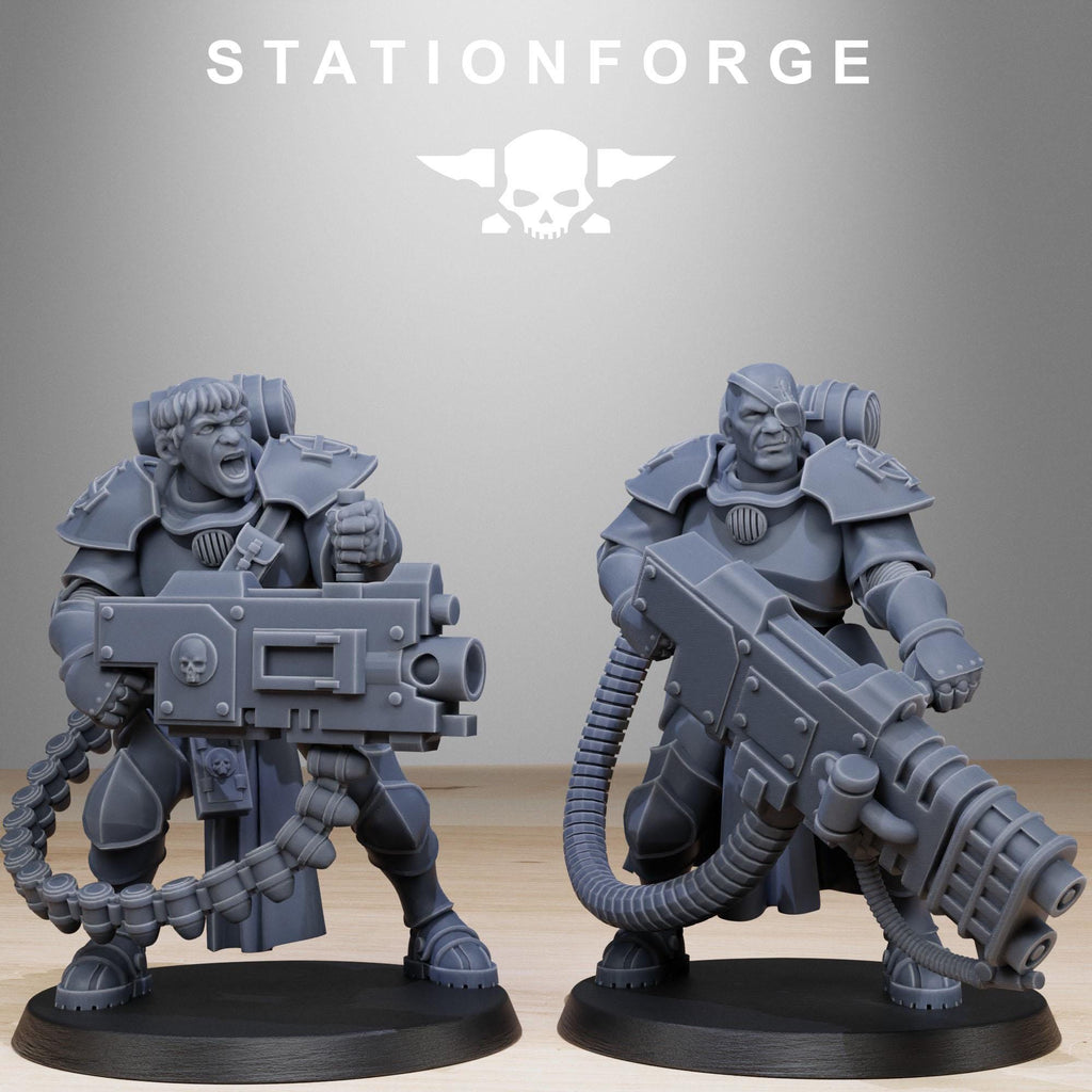 Vodalites Brotherhood from StationForge/10 Miniatures +Gratis Bases