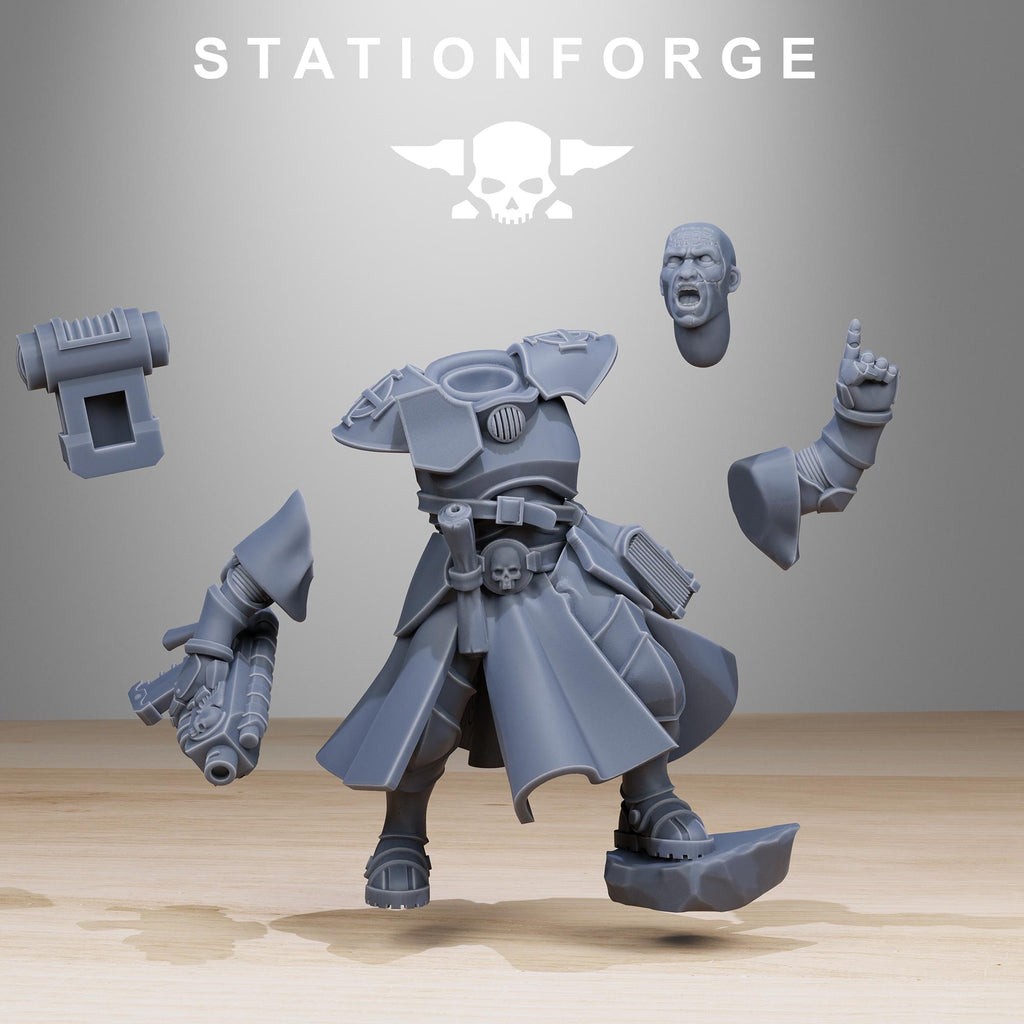 Vodalites Brotherhood from StationForge/10 Miniatures +Gratis Bases