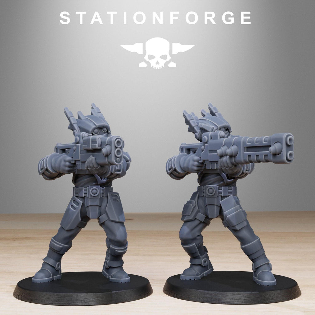 Tarion Assault Squad from StationForge/10 Miniatures +Gratis Bases