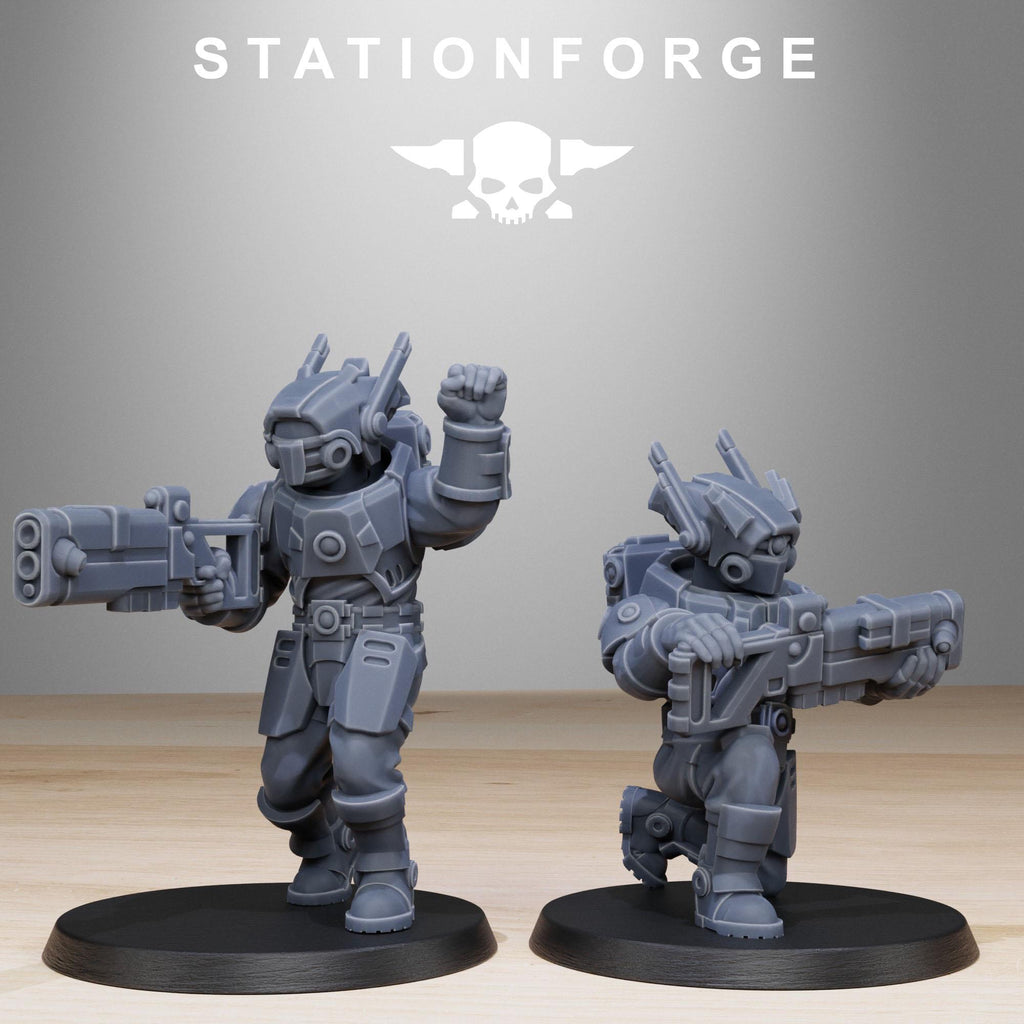 Tarion Assault Squad from StationForge/10 Miniatures +Gratis Bases