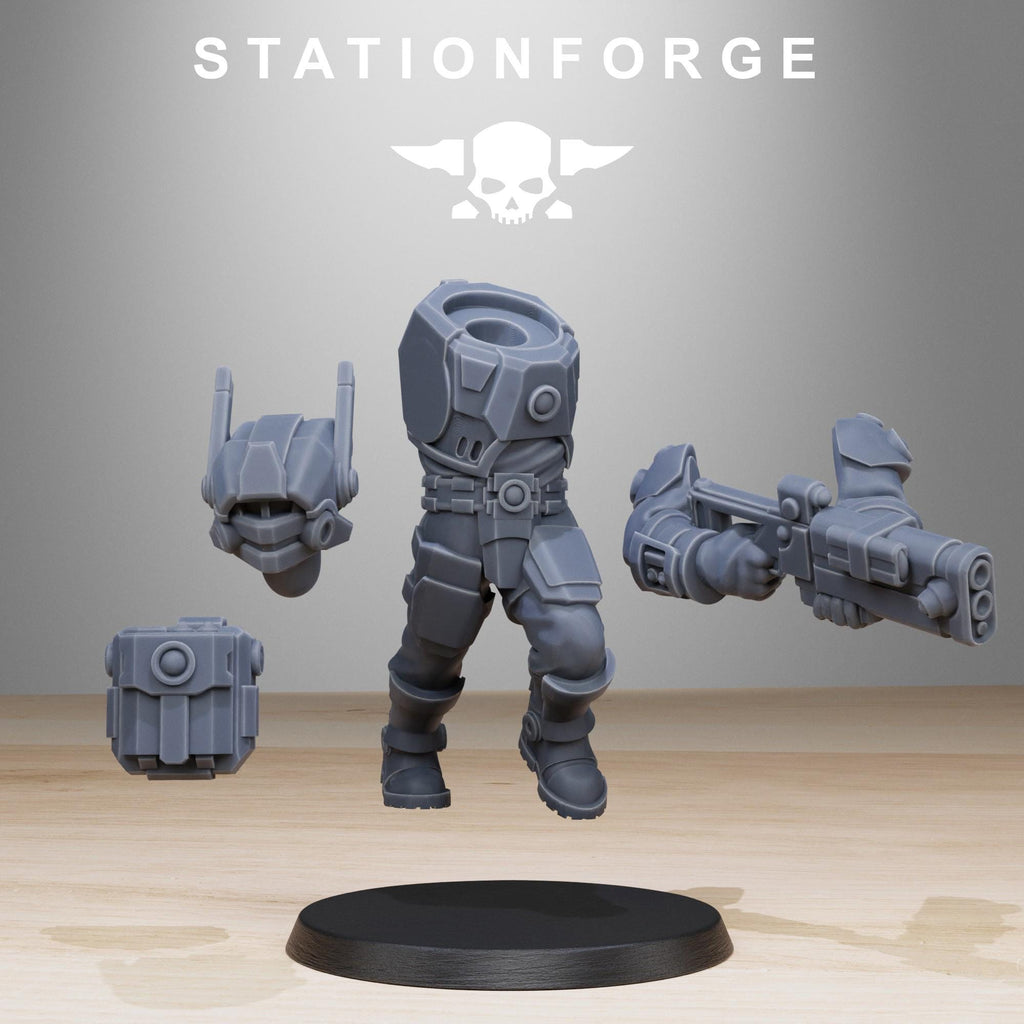 Tarion Assault Squad from StationForge/10 Miniatures +Gratis Bases