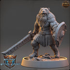 Magnar Runeblade from Daybreak Miniatures/Wargame Miniature+ Base