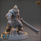 Rogur Red from Daybreak Miniatures/Wargame Miniature+ Base