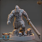 Rogur Red from Daybreak Miniatures/Wargame Miniature+ Base