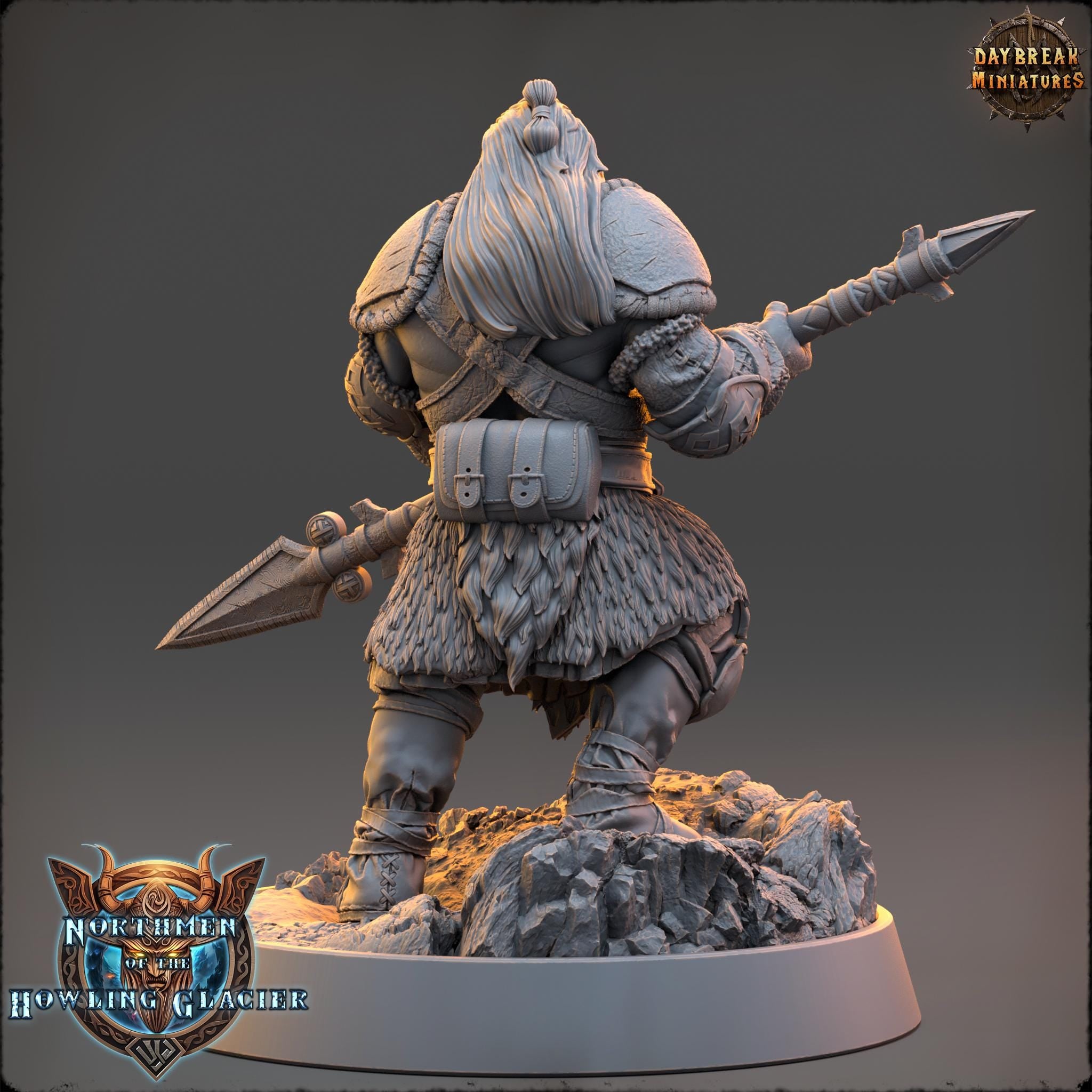 Vidar Paleface from Daybreak Miniatures/Wargame Miniature+ Base