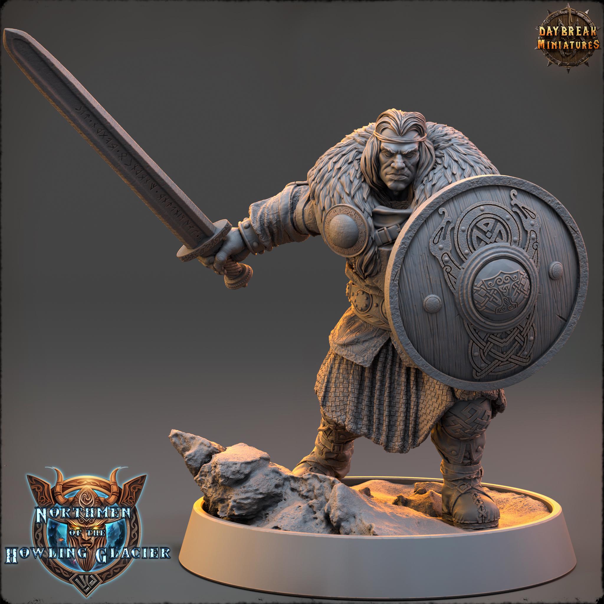 Garleif Ravenwing from Daybreak Miniatures/Wargame Miniature+ Base