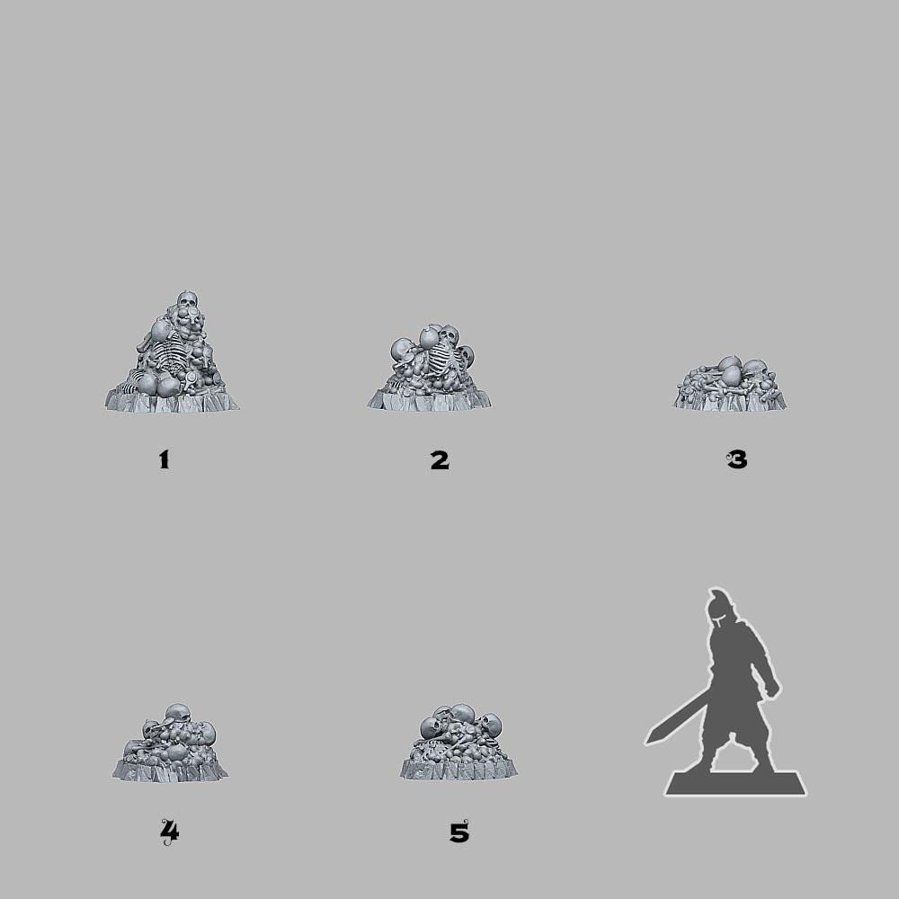 Lost Bones from Fantastic Plants And Rocks /5 Miniatures