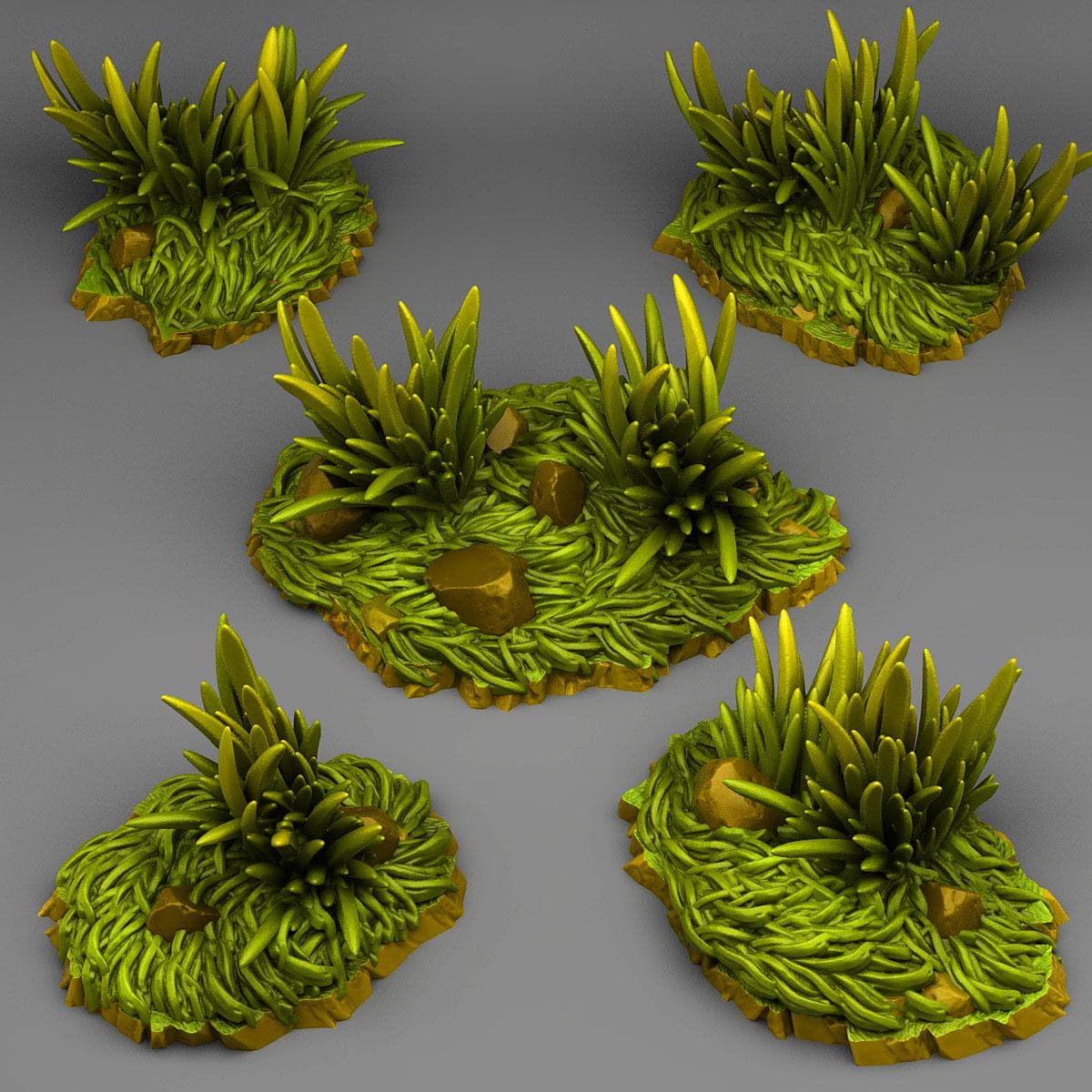 Wild Grass from Fantastic Plants And Rocks /5 Miniatures
