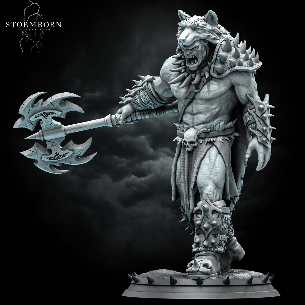 Ushnar, The Ruthless from Stormborn Collectibles, Wargame Miniature+ Gratis Base