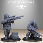 GrimGuard Paintball Squad from StationForge/10 Miniatures +Gratis Bases