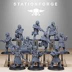 GrimGuard Militants from StationForge/10 Miniatures +Gratis Bases