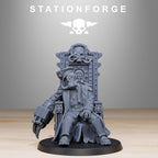 GrimGuard The Fallen Officer from StationForge/Tabletop, Wargame Miniature +Gratis Base