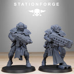 Vodalites Brotherhood from StationForge/10 Miniatures +Gratis Bases