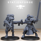 Vodalites Brotherhood from StationForge/10 Miniatures +Gratis Bases