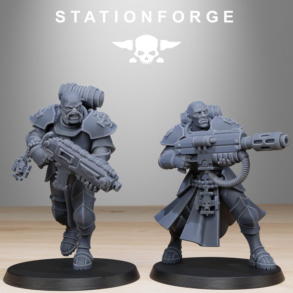 Vodalites Brotherhood from StationForge/10 Miniatures +Gratis Bases