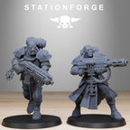 Vodalites Brotherhood from StationForge/10 Miniatures +Gratis Bases