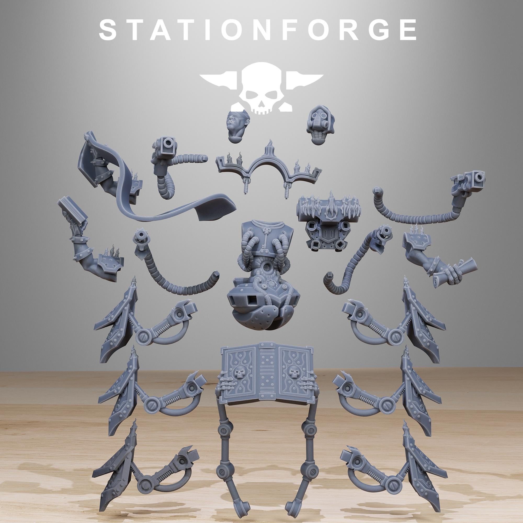 Scavenger Librarian from StationForge/ Miniature +Gratis Base