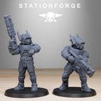 Tarion Assault Squad from StationForge/10 Miniatures +Gratis Bases