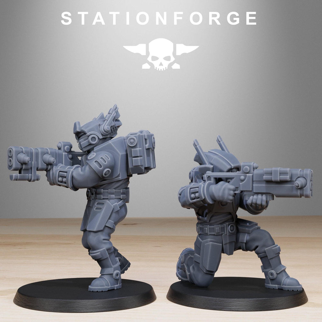 Tarion Assault Squad from StationForge/10 Miniatures +Gratis Bases