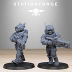 Tarion Assault Squad from StationForge/10 Miniatures +Gratis Bases