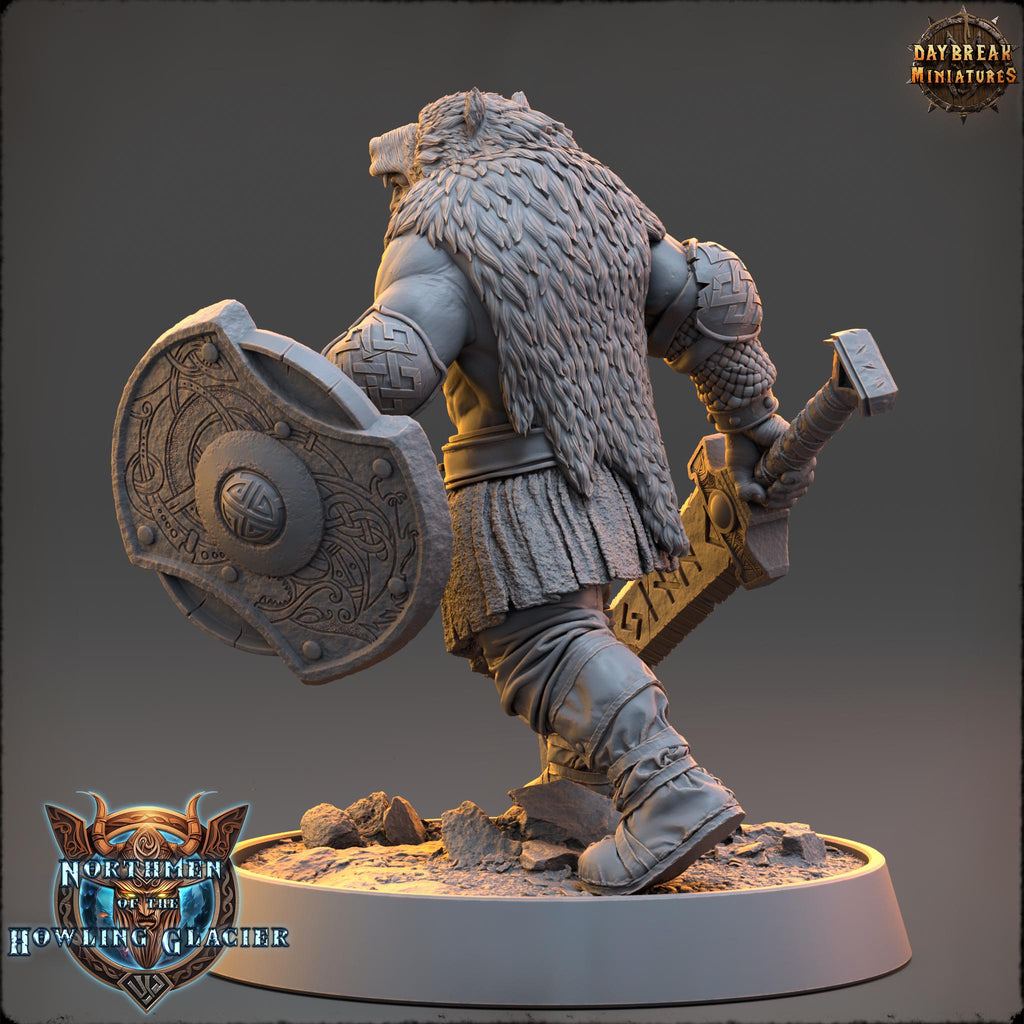 Magnar Runeblade from Daybreak Miniatures/Wargame Miniature+ Base