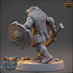 Magnar Runeblade from Daybreak Miniatures/Wargame Miniature+ Base