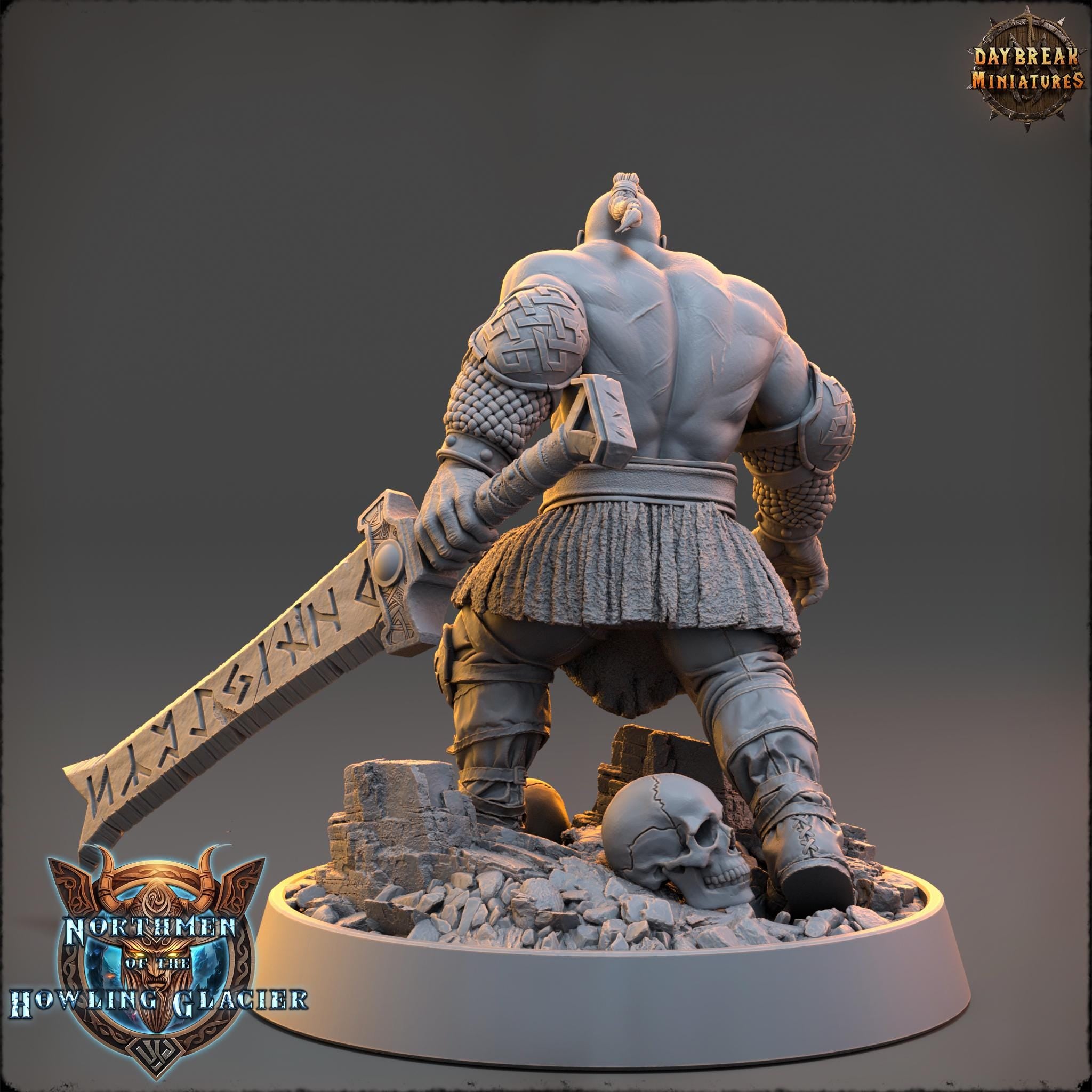 Rogur Red from Daybreak Miniatures/Wargame Miniature+ Base