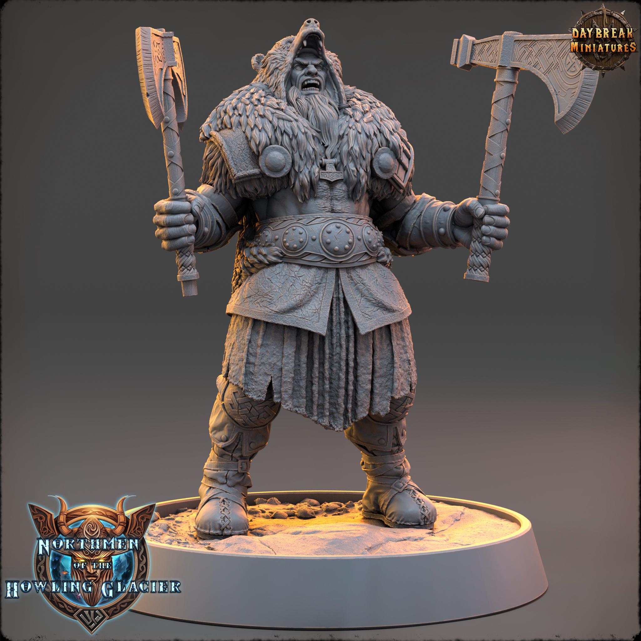Thorfinn Black from Daybreak Miniatures/Wargame Miniature+ Base