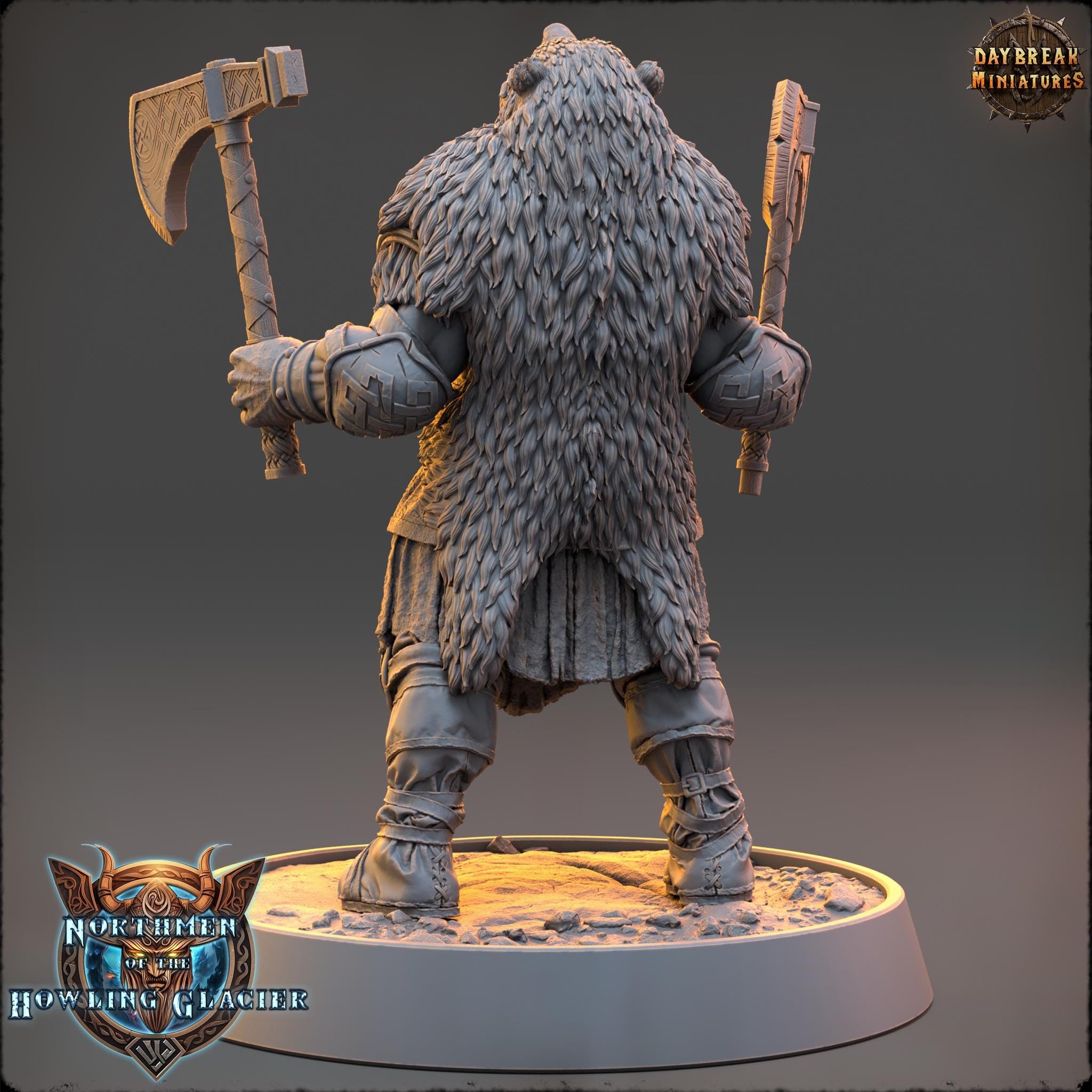 Thorfinn Black from Daybreak Miniatures/Wargame Miniature+ Base