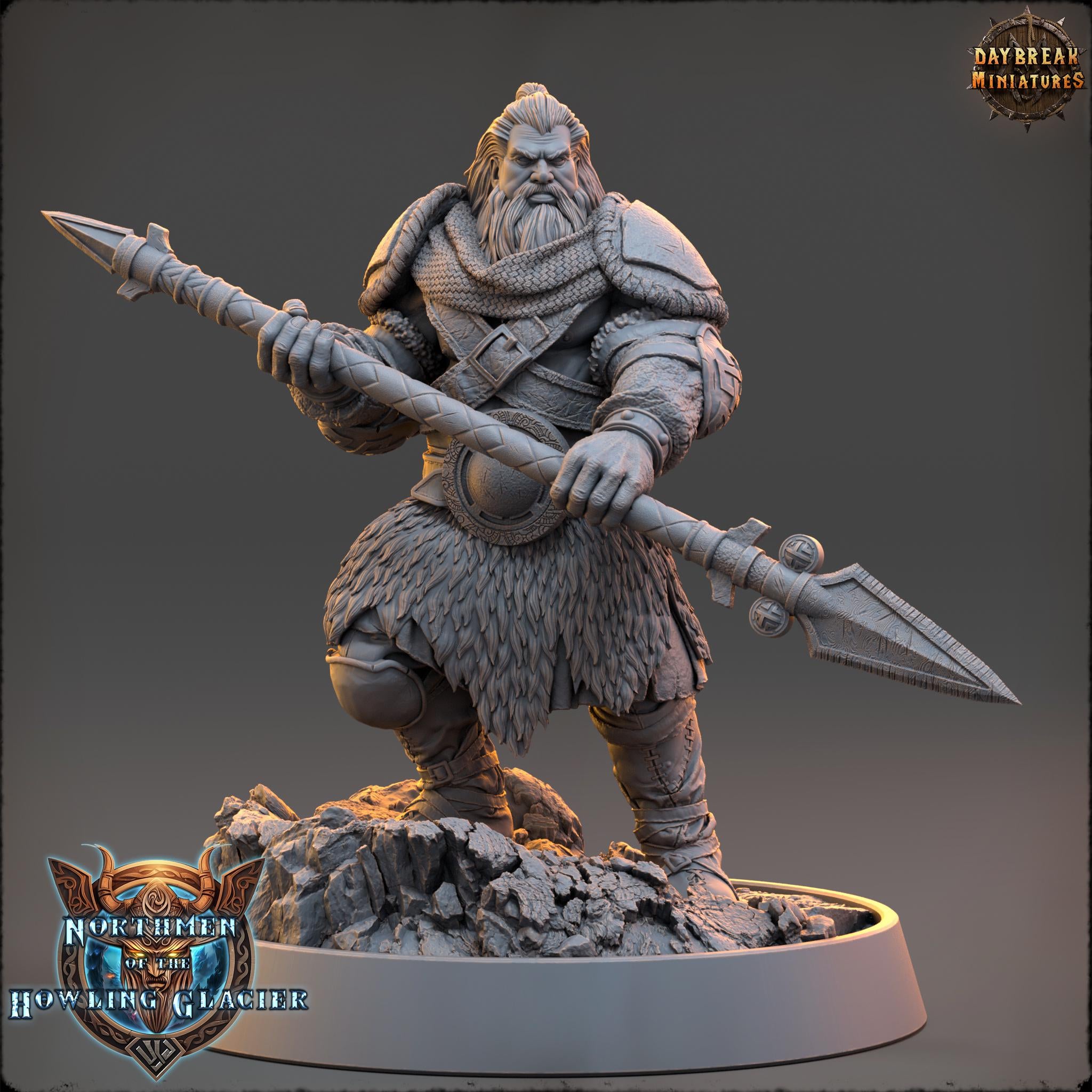 Vidar Paleface from Daybreak Miniatures/Wargame Miniature+ Base