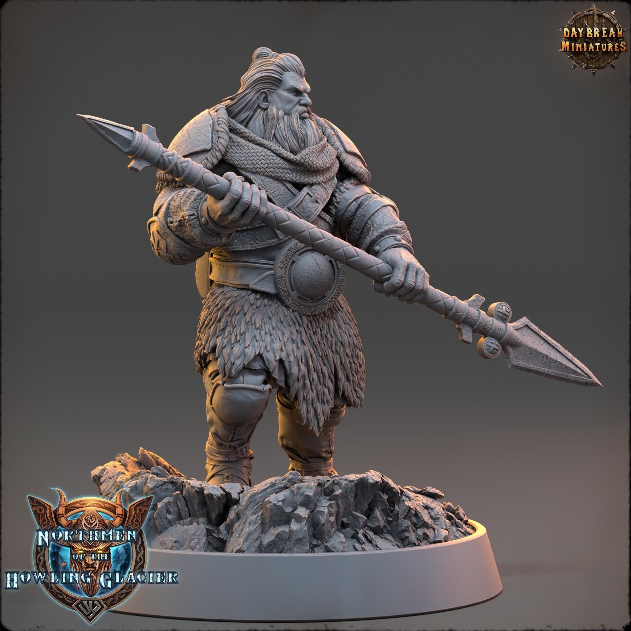 Vidar Paleface from Daybreak Miniatures/Wargame Miniature+ Base
