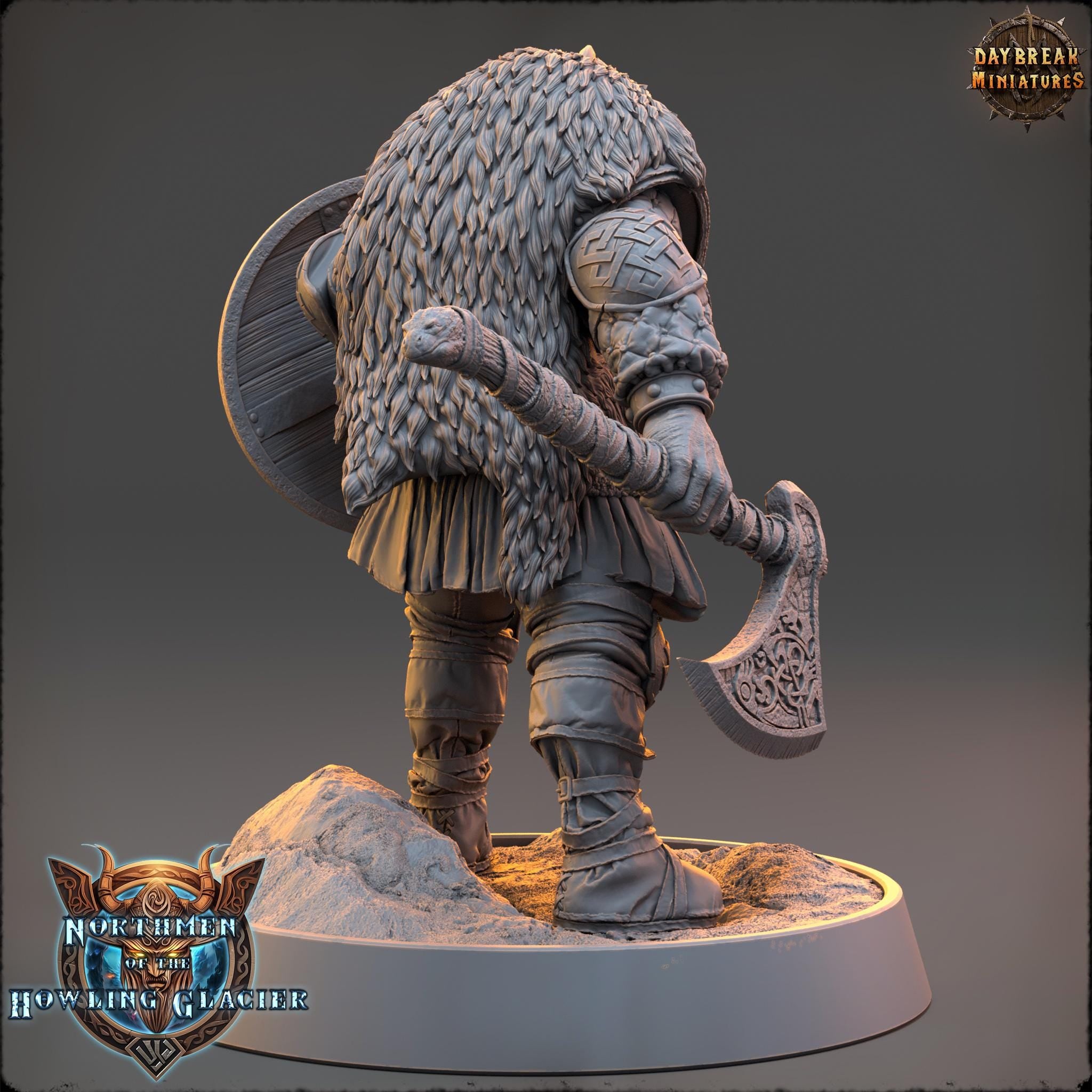 Einar Bloodaxe from Daybreak Miniatures/Wargame Miniature+ Base