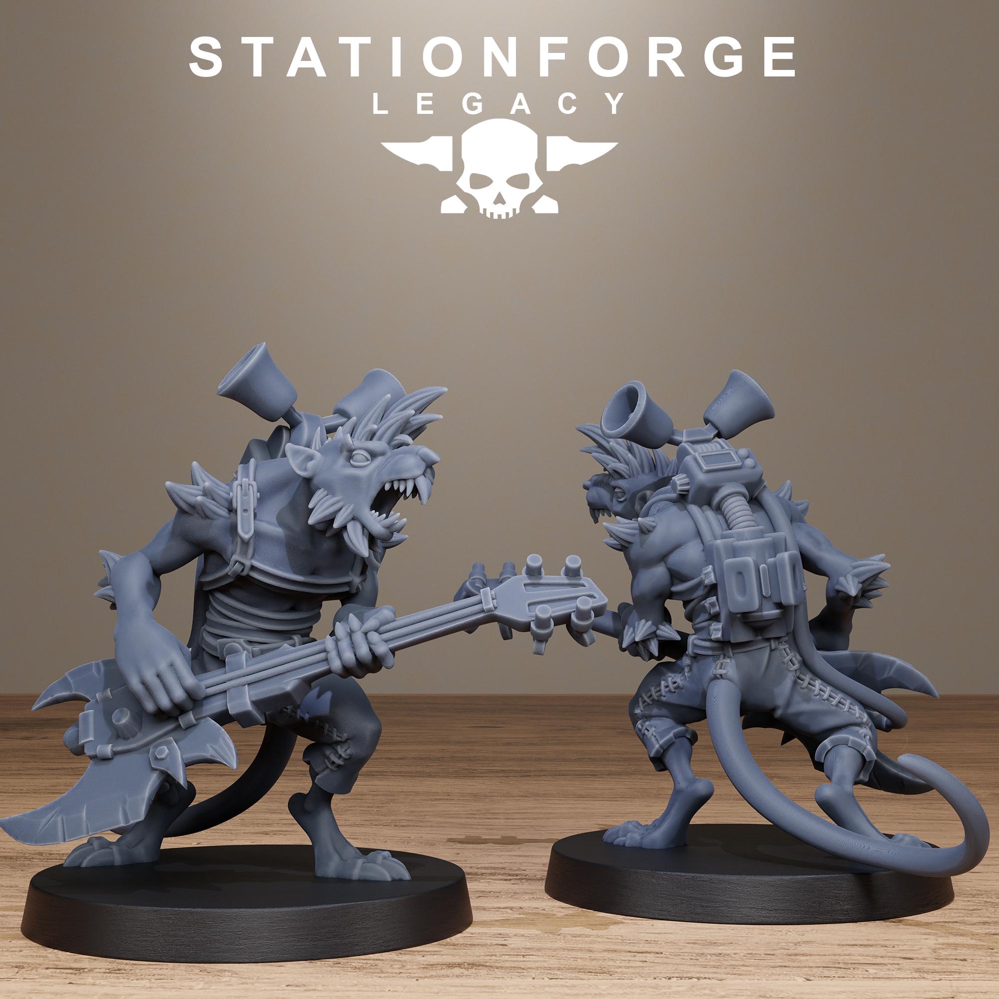 Rotfang Infantry from StationForgeLegacy/10 Miniatures +Gratis Bases