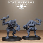 Rotfang Infantry from StationForgeLegacy/10 Miniatures +Gratis Bases