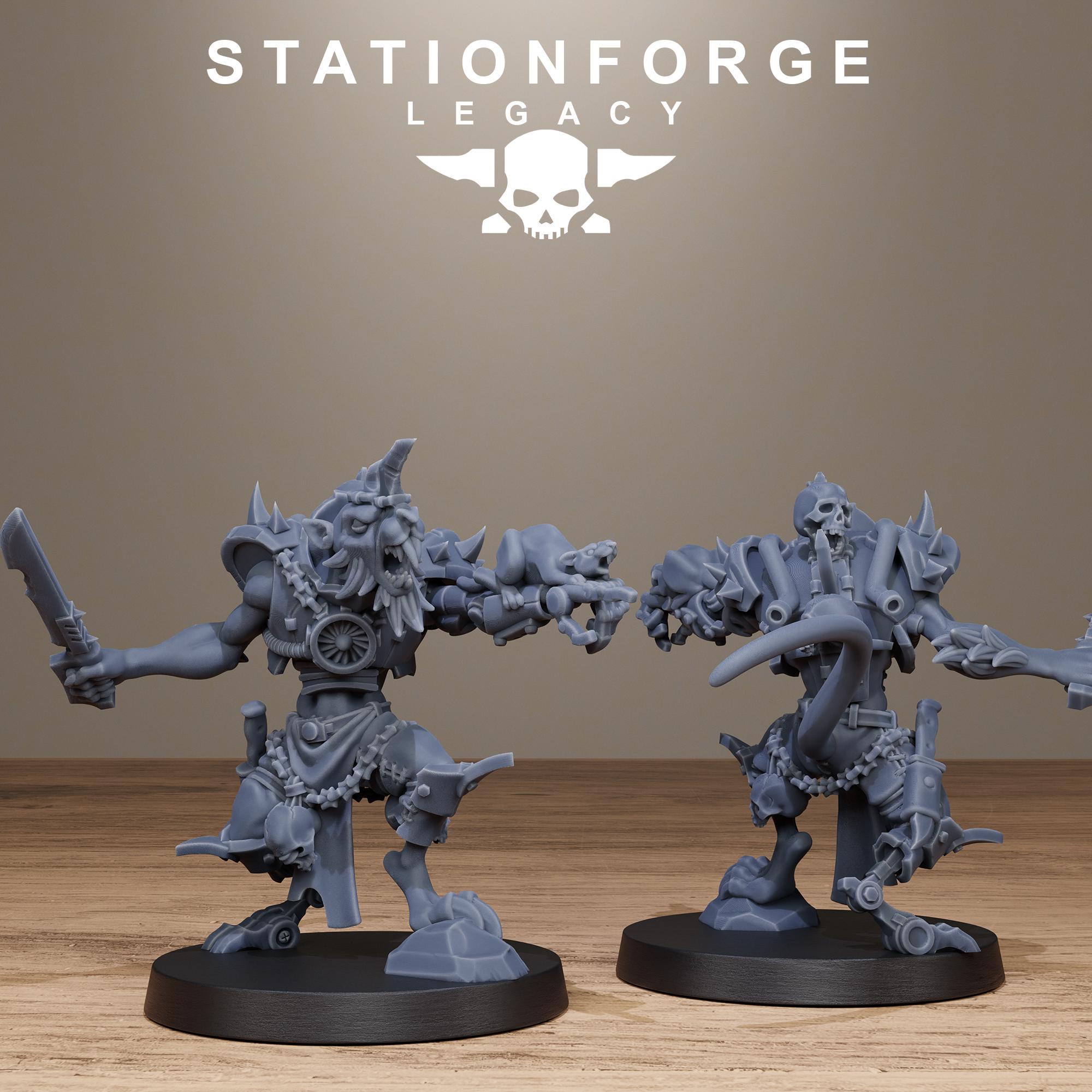 Rotfang Infantry from StationForgeLegacy/10 Miniatures +Gratis Bases
