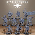 Thorncrest Infantry from StationForgeLegacy/10 Miniatures +Gratis Bases