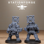 Ironvale infantry from StationForgeLegacy/10 Miniatures +Gratis Bases