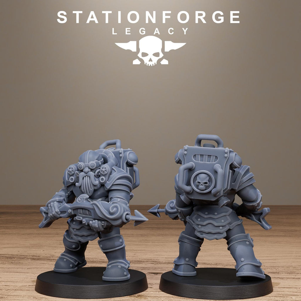 Ironvale infantry from StationForgeLegacy/10 Miniatures +Gratis Bases