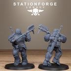 Solaris Infantry from StationForgeLegacy/10 Miniatures +Gratis Bases