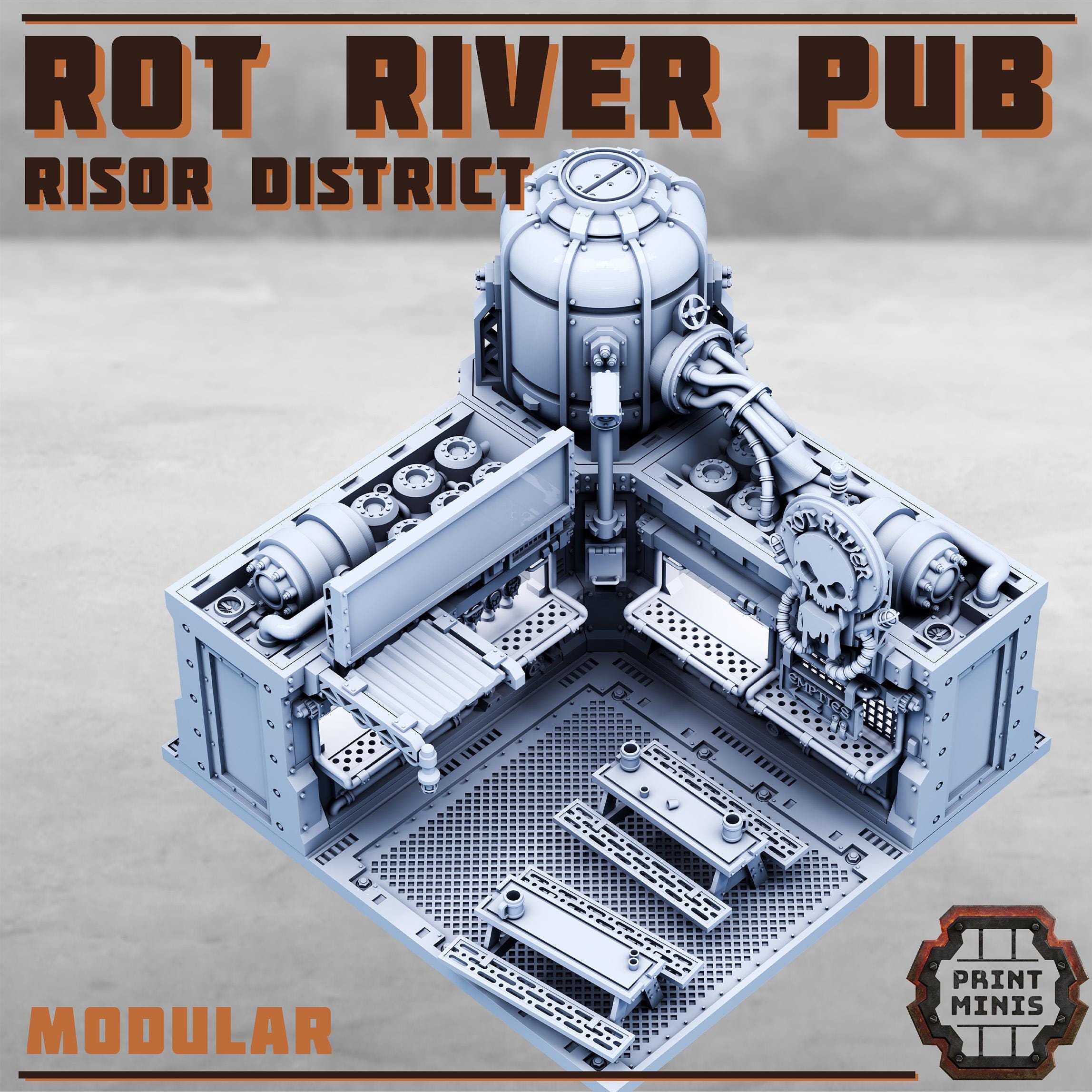 Rot River Pub - Risor District full Set from PrintMinis
