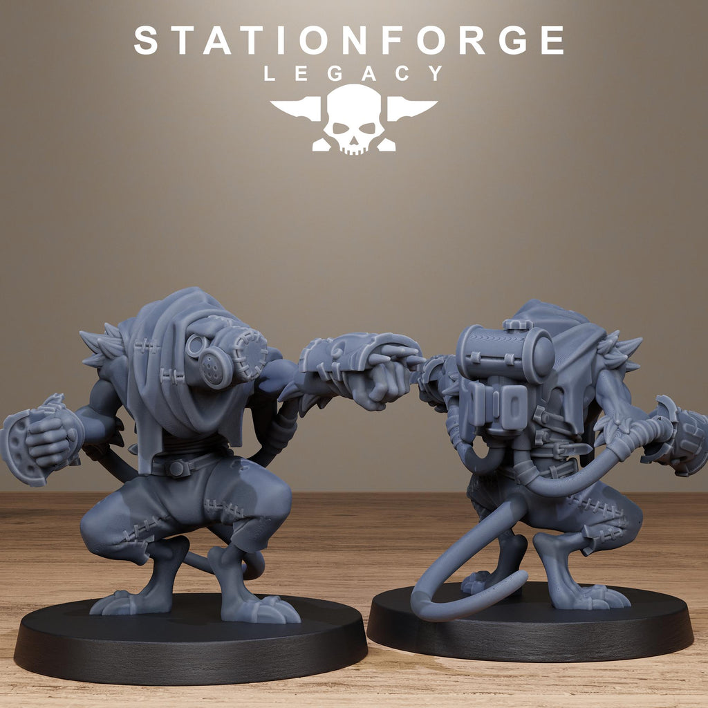 Rotfang Infantry from StationForgeLegacy/10 Miniatures +Gratis Bases
