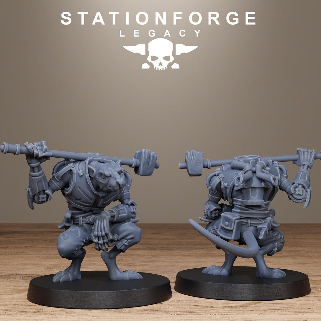 Rotfang Infantry from StationForgeLegacy/10 Miniatures +Gratis Bases
