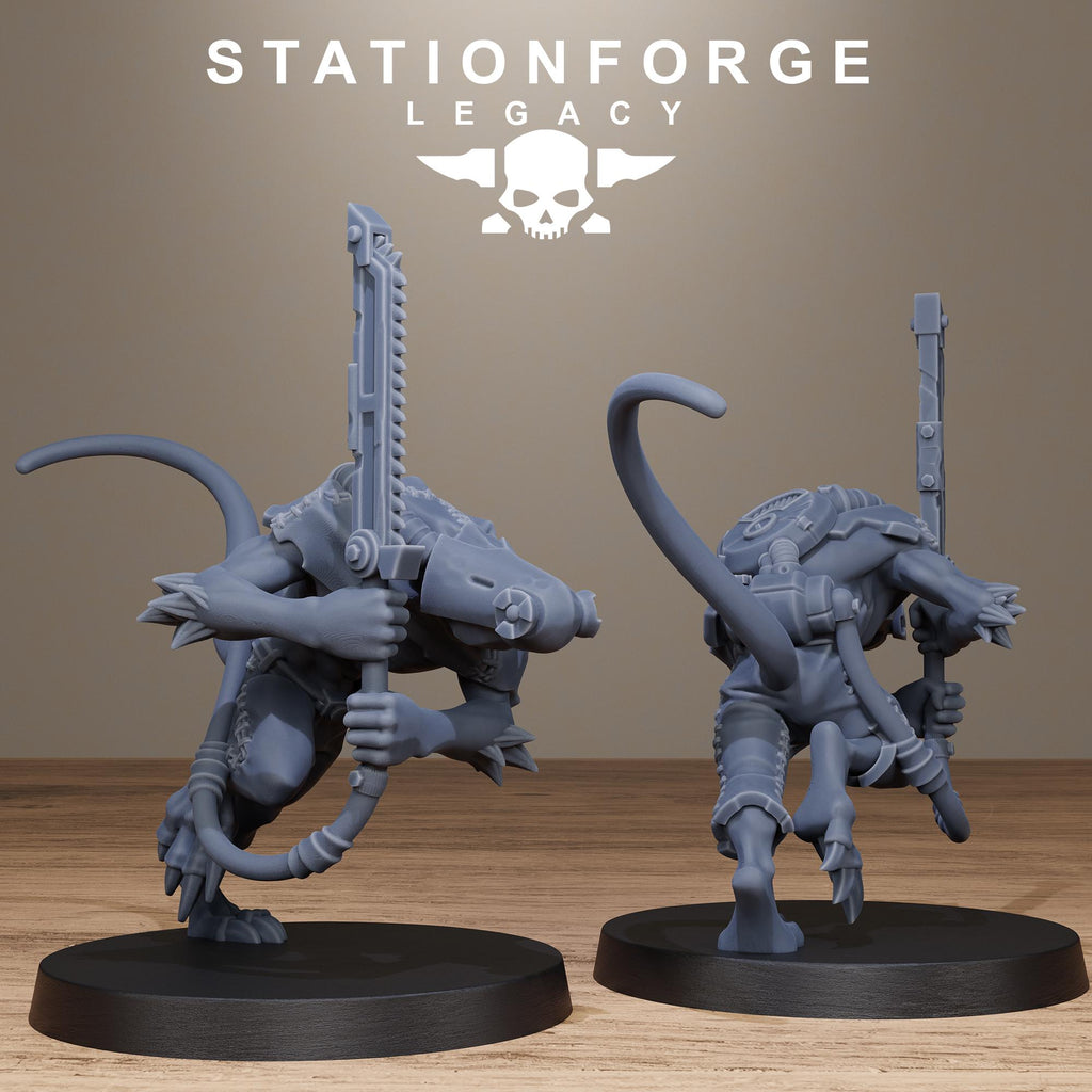 Rotfang Infantry from StationForgeLegacy/10 Miniatures +Gratis Bases