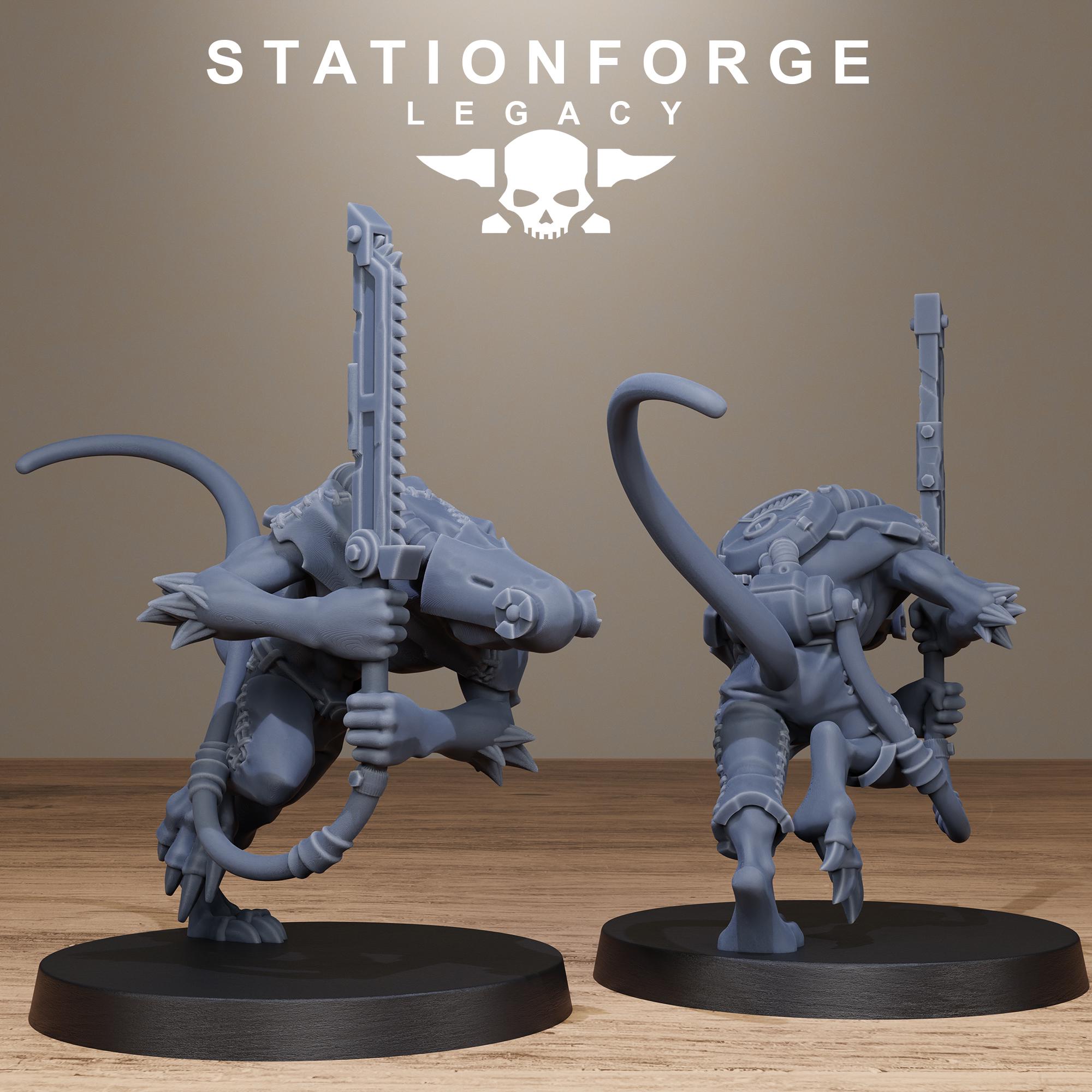 Rotfang Infantry from StationForgeLegacy/10 Miniatures +Gratis Bases
