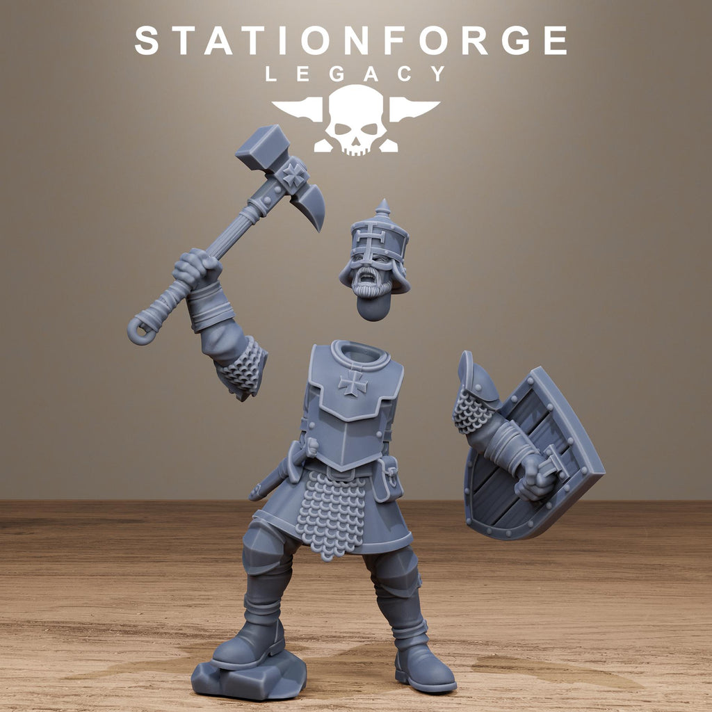 Thorncrest Infantry from StationForgeLegacy/10 Miniatures +Gratis Bases